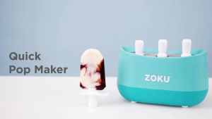 Zoku Quick Pop Maker + Character Kit makes Ice Pops in 7 minutes (BPA and phthalate free) - Gizmo Hub