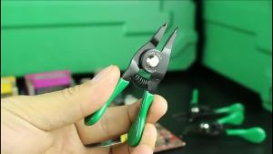 LAOA | LAOA 3 Inch Circlip Pliers Set 4 Styles Straight/Bent Snap Ring Pliers 10-25mm S45C Steel 60-80mm Tool
