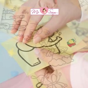 Set 10 Tranh cát nên vàng cho trẻ mầm non (9x11.5cm) đồ chơi giao dục thú vị Shop Mẹ Sam