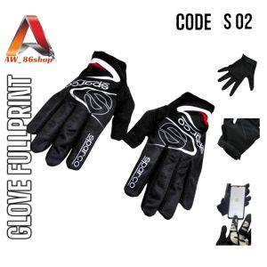 SARUNG TANGAN FULLPRINT TRAIL MOTOR CROSS  SEPEDA MTB ADVENTURE  out