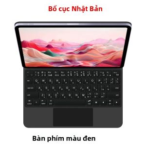 Bao Da Bàn Phím Thông Minh Cho iPad Air 4/5/6 iPad Pro 11 Thế Hệ 1/2/3/4 Có Đèn Nền Tương Thích Với Bàn Phím Cảm Ứng Đa Điểm Tương Thích Với Bàn Phím Magic M2/M3