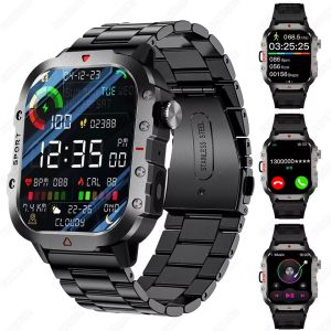 2025 New Men Women Sport Smart Watch 2.01 Screen Blood Oxygen Bluetooth Talking Watch Multi Sport LED Flashlight Outdoor Smart Watch For Xiaomi huawei