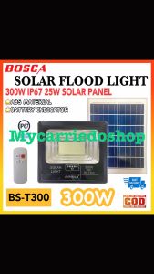 BOSCA BS-T300 300W Solar Flood Lights Led Outdoor Flood Light Street Lamp IP67 Solar Panel 25W/6V Waterproof With Remote