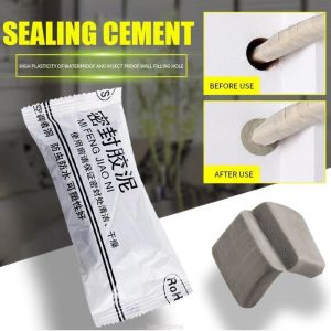 Wall Hole Sealant Plugging Mud Hole Strong Adhesive DIY Plasticine Sealant Clay Air Conditioning Hole Repair Plugging Mud Sealing Mud