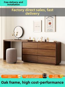 Space-saving Corner Dressing Vanity Unit