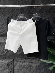 กางเกงขาสั้นทรงตรงลำลองสำหรับผู้ชาย ฤดูร้อน 2024 กางเกงขายาวห้าส่วน สไตล์ใหม่ เทรนด์แฟชั่น สีสันสดใส แห้งเร็ว กางเกงขายาวลำลองสำหรับเยาวชน