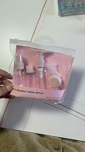 🌻Money comes🌻 ขวดสเปรย์ ขวดปั้ม ขวดแบ่งครีม แบบพกพา (เซ็ต 8 ชิ้น) พร้อมส่ง