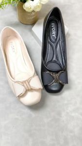 IVORY Sepatu Wanita Flat Loafer Import 888-V173