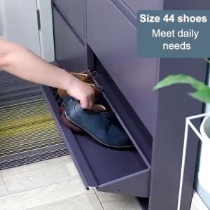 Steel Shoe cabinet European Style Shoe Cabinet Tipping Shoe Rack Cabinet