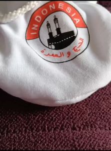 Kantong Batu untuk Keperluan Haji: Bahan Katun & Kerikil Jumroh