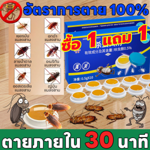 💥แมลงสาบตายทั้งรัง💥 ซื้อ2 แถม2 ยาฆ่าแมลงสาบ เจลฆ่าแมลงสาบ เจลฆ่าแมลงสาบ ดึงดูดแมลงสาบ กำจัดแมลงสาบ ไล่แมลงสาบ ที่ดักแมลงสาบ ฆ่าแมลงสาบ ฆ่าทั้งรัง ล่อแมลงสาบ ยากำจัดแมลงสาบ 10 เม็ด ติดเชื้อ1ตัว ตายทั้งรัง ป้องกันแมลงสาบ และไล่แมลง