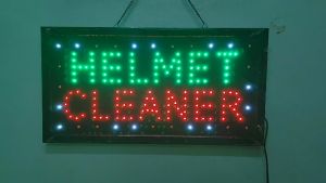 LED DISPLAY BOARD SIGNAGE LED LIGHT ENERGY SAVING LIGHT BILLBOARD (HELMET LEANER)