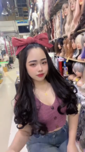 ฮาฟวิก วิกครึ่งหัว Cala wigs รหัสBL188 ลอนยาวสวยมากค่ะ