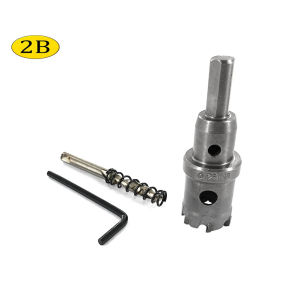 2B Carbide Hole Saw Drill Bit 25mm Hole Cutter for Stainless Steel Alloy Cast Iron Copper HS25
