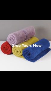 Bath Towel 100% Cotton 70x140cm 400gram Ultra Soft Comfort Touch Hotel Grade Towel adults Bath Towel l Tuala Mandi Dewasa