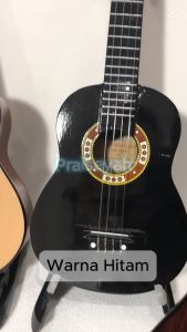 Gitar Ukulele Ukuran Concert Kentrung Warna Hitam 4 Senar