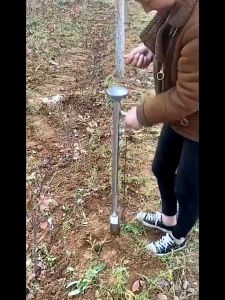 Mesin Benih Jagung Mudah Alih Penanam Kacang Alat Tanam Corn Seeder Fertilizer Equipment