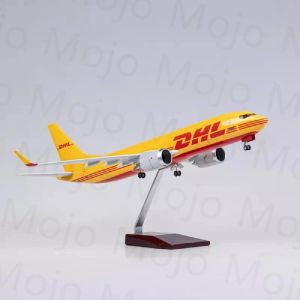 Mô Hình Máy Bay DHL B737 Hiện Đại 47cm Chất Liệu Nhựa Resin Đúc Đồ Trang Trí Nhà Cửa Quà Lưu Niệm Phụ Kiện Bàn Làm Việc Dành Cho Người Sưu Tầm