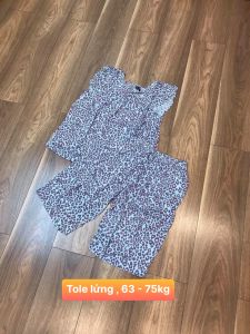[HCM] (63-75kg) Đồ bộ BIGSIZE lửng tole-lanh. Đồ bộ lửng bigsize. Đồ bộ bigsize lửng lanh. Đồ bộ lanh lửng. Đồ bộ tole lửng. Đồ bộ Hongduyen2188