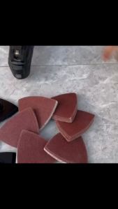 20PCS Triangular Sanding Disc 90mm 6 Hole Sander Hook & Loop Sandpaper Abrasive Tools For Sanding Grit