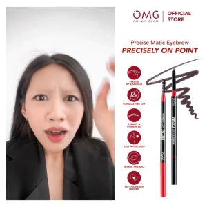 OMG OH MY GLAM EYEBROW PRECISE MATIC: Pensil Alis Tahan Air & Anti Smudge