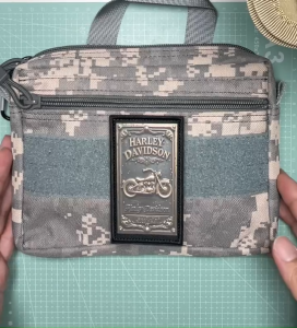 Patch_Velcro dán in hình Biker Harley Davison Bộ 1viền thêu tinh xảocó mặt gai dán lên quần áo