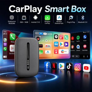 Android 15 Carplay Smart Ai Box Wireless Android Auto Adpater For Youtube Netflix For Lexus Frod Toyota VW Benz Kia MG Haval Fia