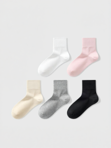 Secret World | Tất Nữ 100% Cotton Khử Mùi Diệt Khuẩn Hương Trà Hoa