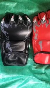 ＜107＞  Găng Tay Đấm Bốc Nửa Ngón Vuốt Hổ MMA Bao Tay Đấm Bao Tay Ngón Tay Bao Tay Đấm Bốc Huấn Luyện Chiến Đấu Thoáng Khí