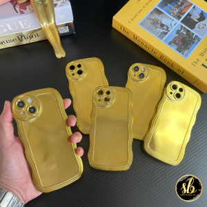 SBA Case gold gelombang casing hp untuk REALME C1 C2 C11 C15 C20 C21 C25Y C31 C33 C35 all type CGO