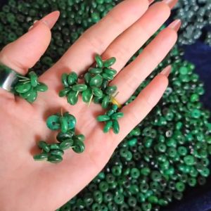 Q64 Vòng - Ngũ đồng điếu Cẩm Thạch Sơn Thủy sẵn lỗ 2li - dây cáp ko kén mệnh - Phong Thuỷ TUDO P