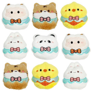 Small Sound Producing Plush Pet Toys Dog Teeth Grinding Bone Teddy Voice Toy Dog Chew Toy Soft Snack Teething Toy for Pets