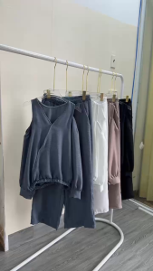 Set đồ Bigsize nữ sát nách vải thô cao cấp dáng rộng thoáng mát nhiều màu thanh lịch mặc nhà hay đi dạo đều đẹp 55-92kg SET860