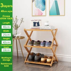 Shoe Rack 6 Layer Solid Wood Organizer Wooden Storage Shelves Stand Shelf Space Saving Rack Bamboo
