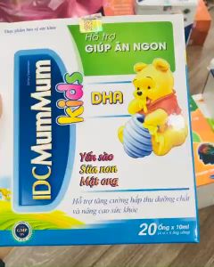 [FREESHIP + QUÀ TẶNG ] Siro ăn ngon IDC Mum Mum siro ăn ngon ngủ ngon tiêu hóa siro giúp bé ăn ngon nhập khẩu Mỹ hộp 20 ống