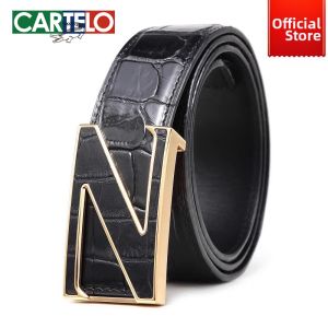 CARTELO | All-Match Business Leather Crocodile Belt