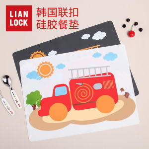 Tấm Trải Bàn Ăn Bằng Silicon Có Khóa Kéo Thiết Kế Hình Ô Tô Đồ Dùng Ăn Uống Cho Trẻ Em Chống Trượt Chống Nhiệt Chống Bỏng