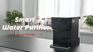 Icefall YHR1904-A Smart Countertop Water Purifier Dispenser | 6-Stage Filtration | 5L Water Tank | Instant Hot Cold & Ambient Water | Coffee & Tea Maker | UV Sterilization | LED Touch Display