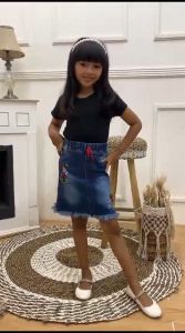Aira Rok Kekinian Rok Anak Korea Rok Anak Terbaru 2-8 Tahun Rok Anak Perempuan