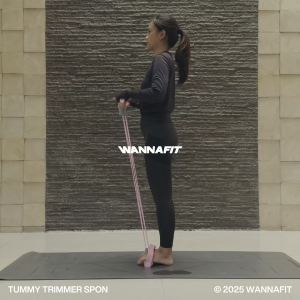 WANNAFIT Tummy Trimmer Spon | Latihan Otot Perut | Alat Olahraga Rumah
