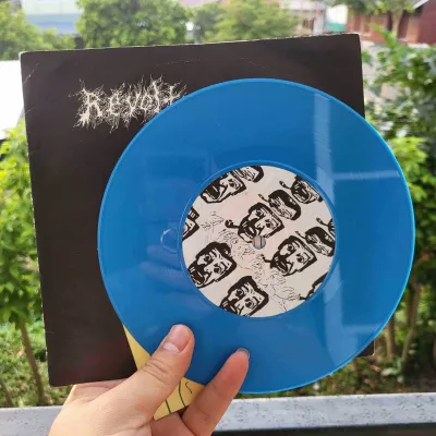 แผ่นเสียงสีสดใส Vinyl สี 7 นิ้ว 12 นิ้ว ไม่มีเคส แผ่นเสียงเพลงสวยๆ ตกแต่งห้อง ตกแต่งคาเฟ่