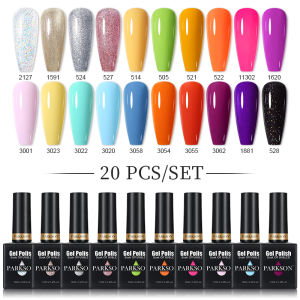 Parkson HEMA TPO FREE Nail Gel Polish Kit 12ml Soak Off UV LED Gel Varnish Full Coverage Super Texture Gorgeous Nail Manicure
