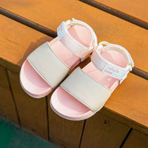 Childrens Sandals Soft Bottom Anti-Slip Quick Dry Casual Magic Tape Baby Sports Beach Shoes Boys Girls Summer New Arrival