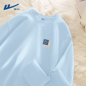 White Long Sleeve Basic Tee Mens Loose Fit Spring Autumn Style Running Breathable Cotton round Neck Print Eco-Friendly