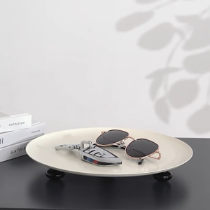 (SG STOCK) LORDWEY Luxury Desktop Jewellery Organiser Tray Perfume Organizer Makeup Storage Box Aromatherapy Candle Holder