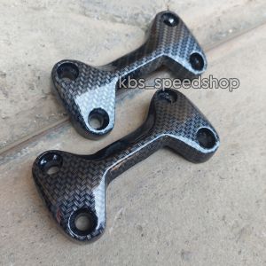Klem Reser Penjepit Stang Carbon Rx king Vixion Scorpio Replika Bpro