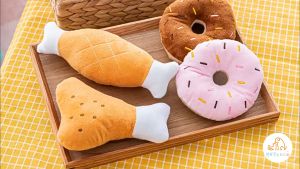 【PETZOOM】Pet Sounding plush toys dog cat interactive chew toys