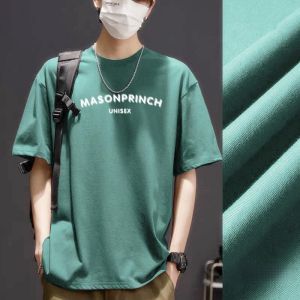 Trendy Loose Hong Kong Style T-shirt Handsome American Short-Sleeved T-shirt Mens Summer Pure Cotton round Neck All-Matching Casual 2024 New Arrival