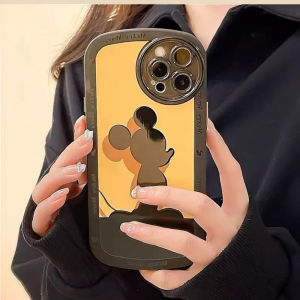 DEAMOR Casing Retro Mickey Mouse untuk Smartphone: Proteksi Kamera & Desain Klasik