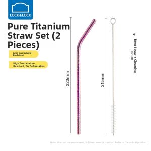 LocknLock | Durable Acid Alkali Resistant Titanium Straw